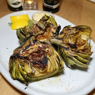 Grilled artichoke