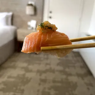 Salmon sushi