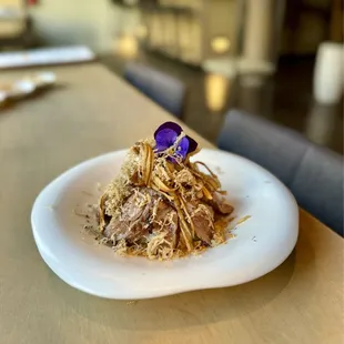 Truffled Steak - Prime Strip Loin, Rice, Wagyu Daikon Sauce, Shaved Truffles