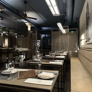 Clean, modern interior