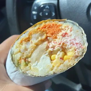 byo sushi CUSTOME BURRITOS - Regular size (2 proteins)