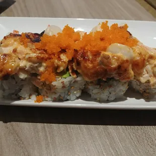 Dynamite California roll. $5