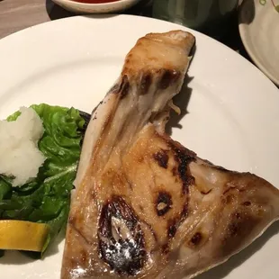 I was lucky to get this ginormous hamachi Kama! The best