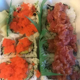 California Roll with Masago