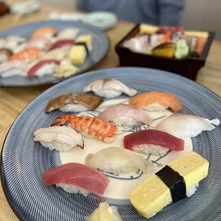 sushi, food, sashimi, sushi and sashimi