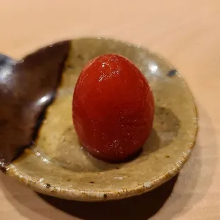 Tomato as a palette cleanser