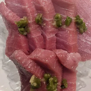 A1 Grade Toro sashimi, so good...