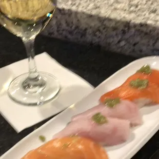 food, sushi and sashimi