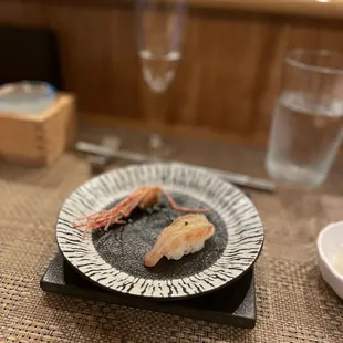 a plate of food on a table