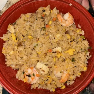 Chicken and Shrimp Fried Rice