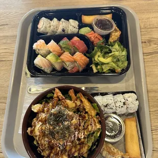 sushi, food, sashimi, sushi and sashimi