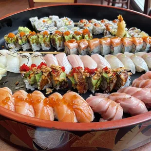 Special rolls -tuna  -yellowtail -flounder  -salmon  -shrimp Amazingggggg