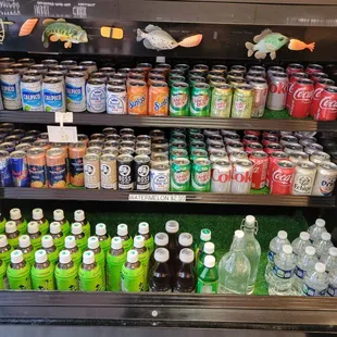 Solid assortment of drinks