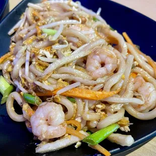 11. Stir-Fried Udon - shrimp