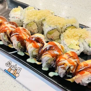 sushi and sashimi, food