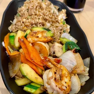 115. Hibachi with shrimp