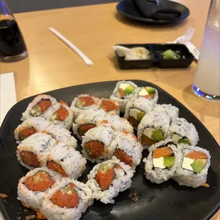 sashimi, sushi and sashimi, food, sushi