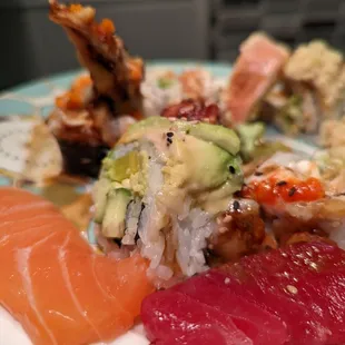 food, sushi, sushi and sashimi, sashimi