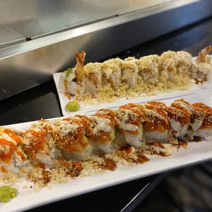 sushi, sashimi, sushi and sashimi, food