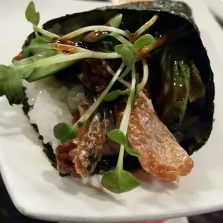 Salmon Skin Hand Roll