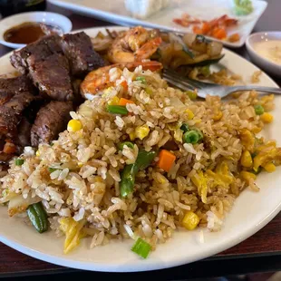 Steak and Shrimp Hibachi