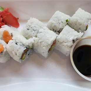 Joanny Roll. Salmon and avocado. Edible but not good.