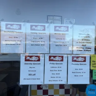 Daily Specials