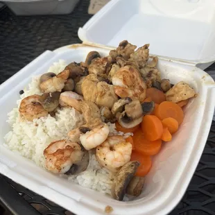 Shrimp and Chicken Hibachi