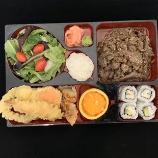 Beef bento