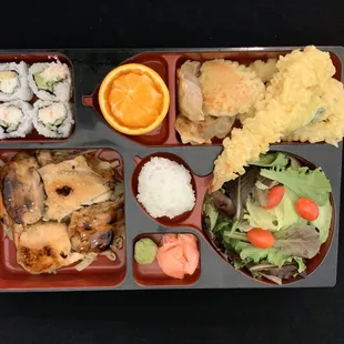 Chicken teriyaki bento