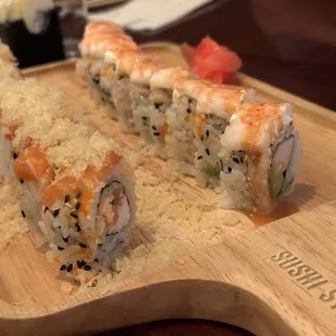 L: Ninja Rolls, R: Dancing Shrimp Roll