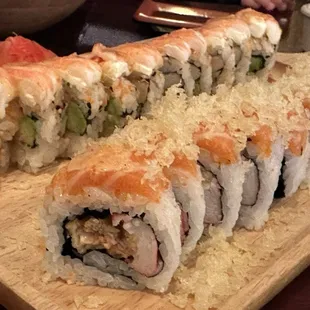 L: Dancing Shrimp Roll, R: Ninja  Rolls