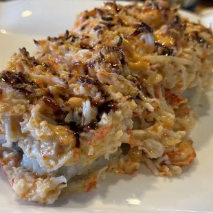 Louisiana Baked Roll- W/ Crawfish Soooo good !