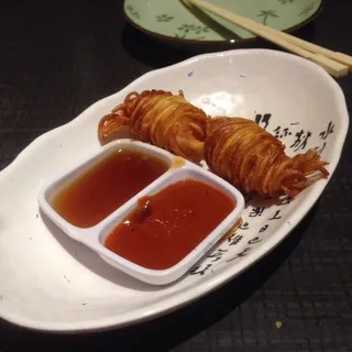 Potato Wrapped Shrimp