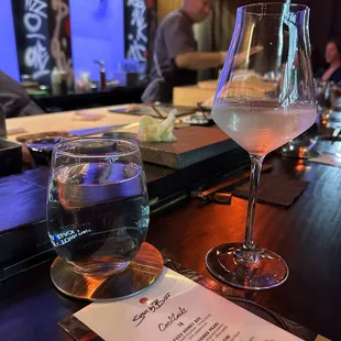 Water and sake
