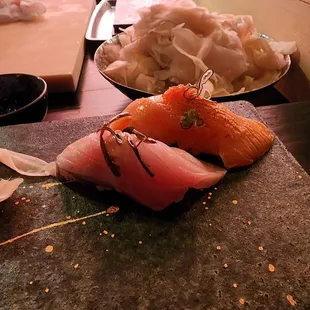 a variety of sushi