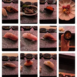 All the sushi we had!