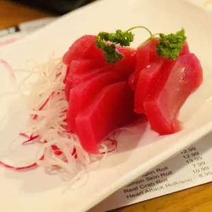 Tuna sashimi