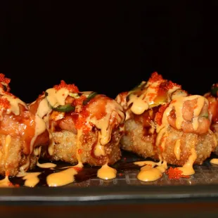 Crispy Rice with Spicy Tuna Appetizer