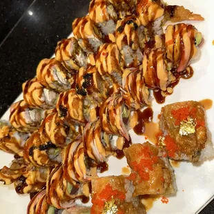 Angry Ninja Roll, Kate&apos;s Roll, Spicy Thai Girl Roll, Cancun Roll