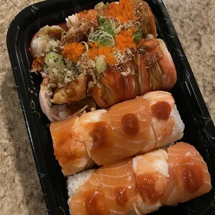 Hairy Mexican, spicy girl roll