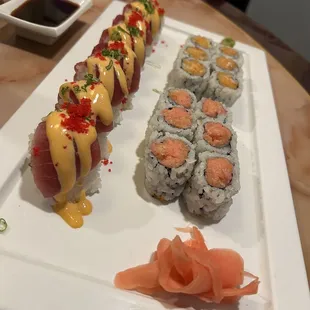 sushi and sashimi, food