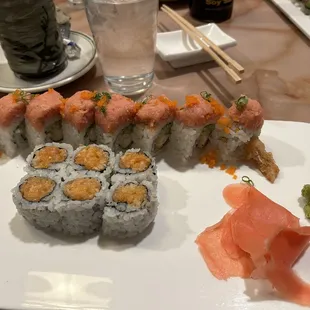 Phoenix Roll, crunchy salmon roll