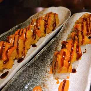 76 Roll (left) Monster Roll (right)