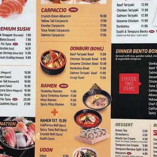 menu, ramen and noodles