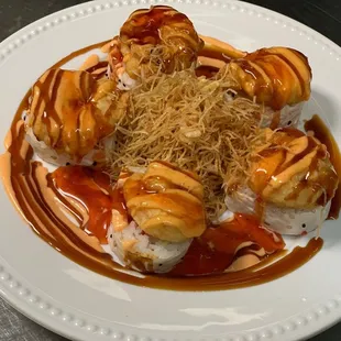 Mushroom Tempura Roll