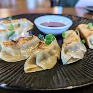 Dumplings. $9. Pan-fried dumplings. Pork.