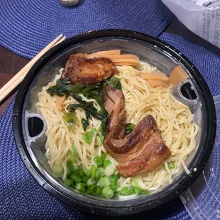 My tonkotsu ramen was a lil bit short on meat  i feel and the egg is missing!!! I feel i got ripped off thankss