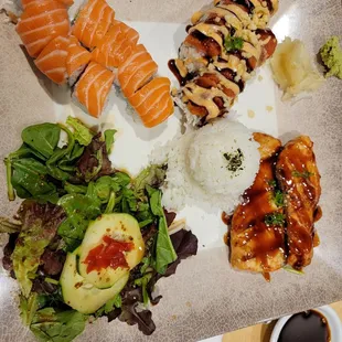 3 piece combo plate