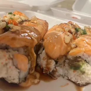 Baked Salmon Roll
